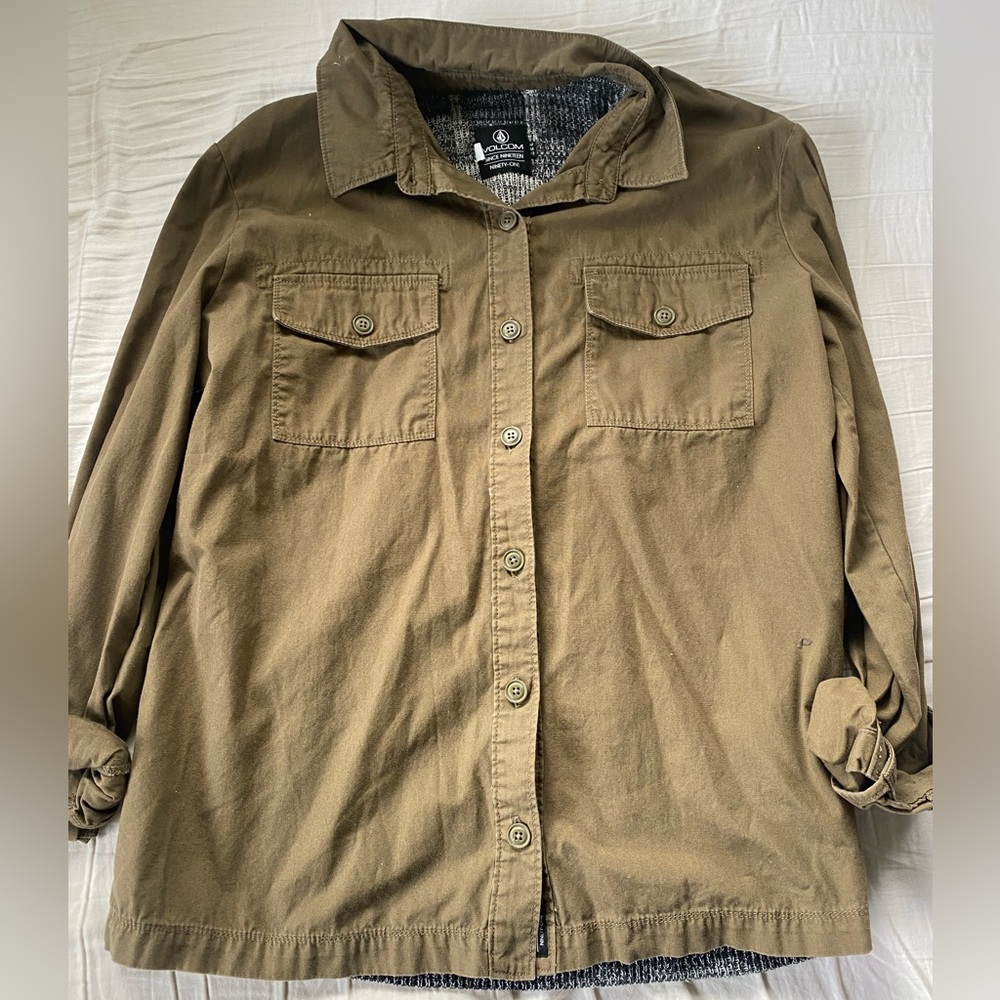 Volcom, dark green, size medium jacket